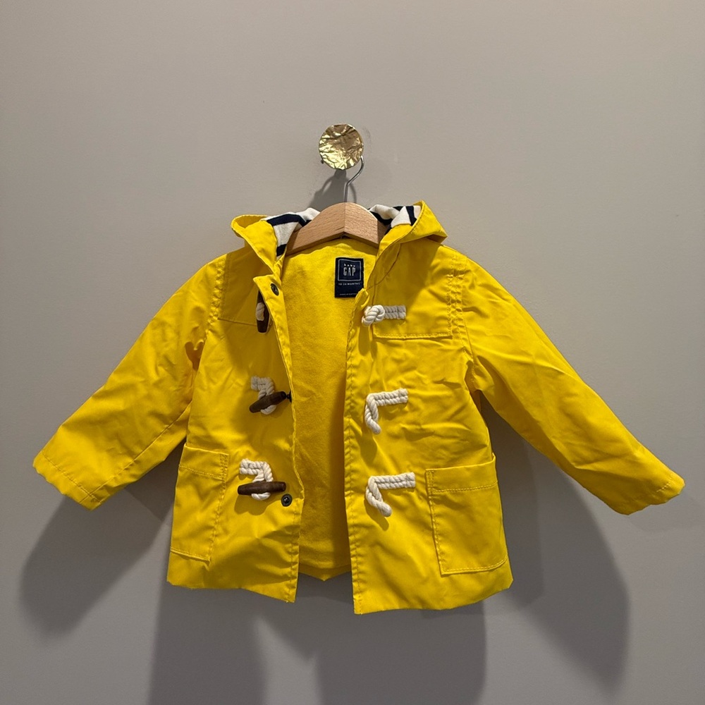 Gap Yellow Toggle Coat